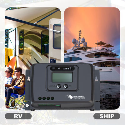 Καλή τιμή Έξυπνος Ελεγκτής Φόρτισης Ηλιακών MPPT με 7 Κατάλληλους Τύπους Μπαταριών, Αλγόριθμος MPPT Υψηλής Απόδοσης και Ένδειξη LCD + LED σε Πραγματικό Χρόνο σε απευθείας σύνδεση