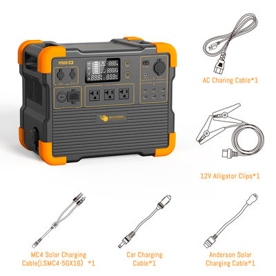 Ελαφρύ Φορητό Ηλιακό Γεννήτρια Λιθίου με 2200W Καθαρό Ημιτονοειδή Μετατροπέα και 2 Ώρες Χρόνο Φόρτισης