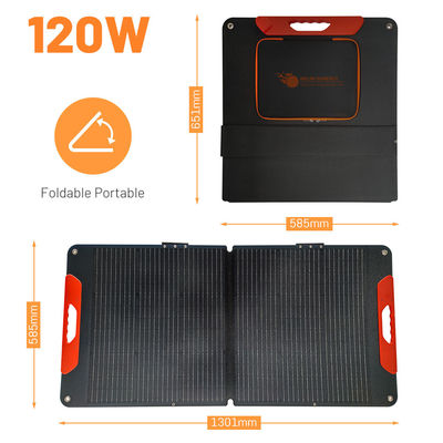 Καλή τιμή 120W φορητά αναδιπλώσιμα ηλιακά πάνελ σε απευθείας σύνδεση