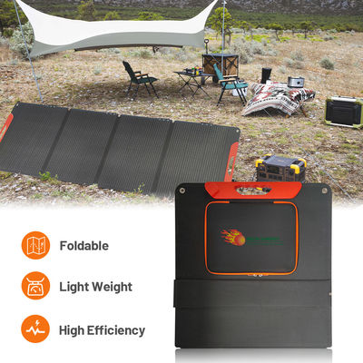 Ελαφρύ ETFE 200W αναδιπλούμενο ηλιακό πάνελ Kit IP65 φορητό για εξωτερική περιπέτεια