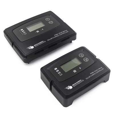 Μαύρος ρυθμιστής τάσης ηλιακής ενέργειας 15A για συστήματα 12V 24V με BMS Wake Up