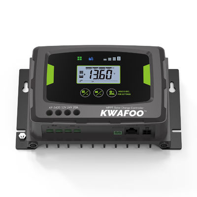20α mppt ηλιακός ελεγκτής φόρτισης 12v 24v για μπαταρία lifepo4