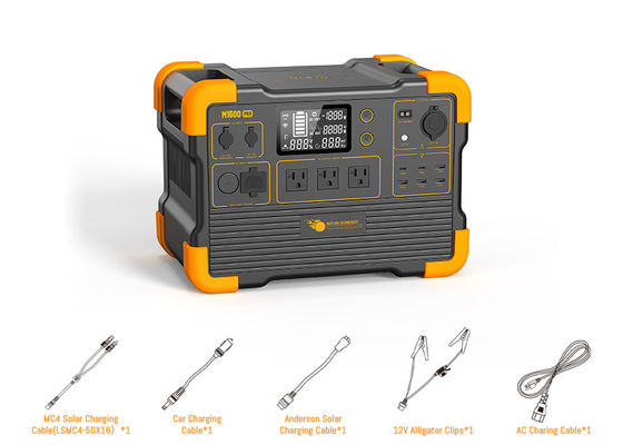 Ηλιακός Γεννήτρια UPS 2000W με Οθόνη LCD σε Πραγματικό Χρόνο, Πολλαπλές Πηγές Εισόδου και Ασύρματη Φόρτιση Τηλεφώνου