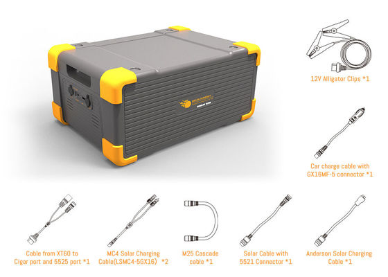 3072Wh Εξωτερική φορητή γεννήτρια Συσκευή μπαταριών LiFePO4 Φορητό ηλιακό σταθμό