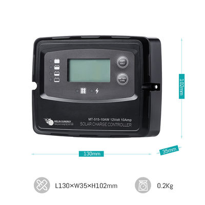 Καλή τιμή Ψηφιακός ρυθμιστής ηλιακής φόρτισης με εγγύηση 2 ετών 50V Μέγιστη τάση εισόδου και συμπαγή διαστάσεις 130X102.6X35mm σε απευθείας σύνδεση