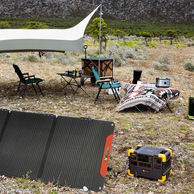 IP65 ETFE φορητά αναδιπλούμενα ηλιακά πάνελ 100W ελαφρύ αναδιπλούμενο ηλιακό φορτιστή