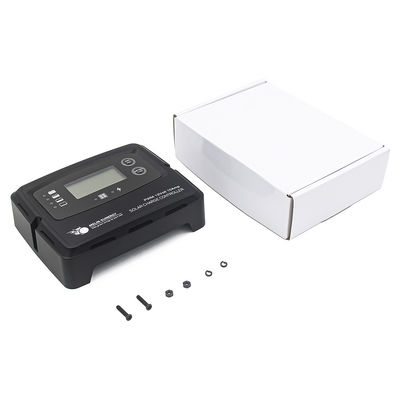 Μαύρος ψηφιακός ρυθμιστής ηλιακής φόρτισης 15A έξυπνος ηλιακός ρυθμιστής για μπαταρία λιθίου