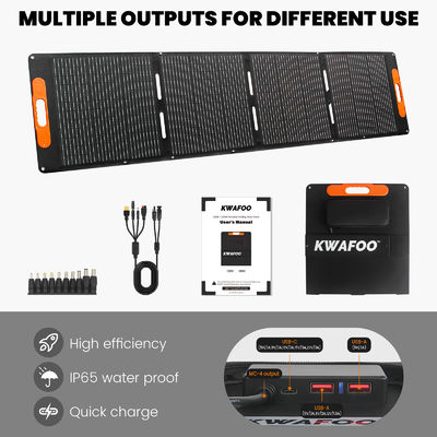 ποιότητας IP65 200W φορητά αναδιπλούμενα ηλιακά πάνελ για τροχόσπιτα 12V μπαταρία εργοστάσιο