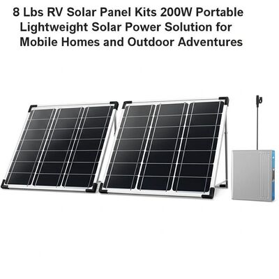 Καλή τιμή 8 Lbs RV Solar Panel Kits 200W Portable Lightweight Solar Power Solution for Mobile Homes and Outdoor Adventures σε απευθείας σύνδεση